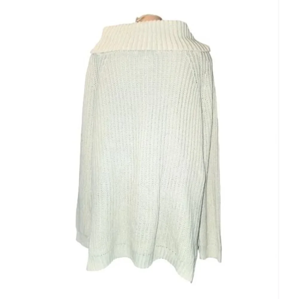 Favlux Fashion NWT Beige Chunky‎ Knit Cowl Neck Sweater Plus Size 2X